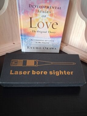 Laser Bore Sighter - Black with Gold Print